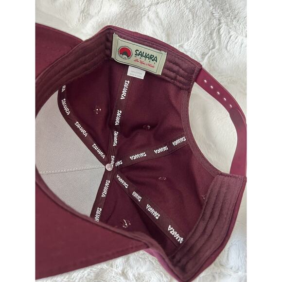 New Sahara Hotel and Casino Las Vegas Trucker Hat Cap Burgundy Mens Women’s OS - Picture 5 of 8